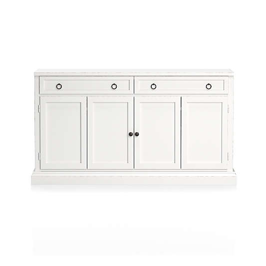 Cameo 62" White Modular Storage Media Console