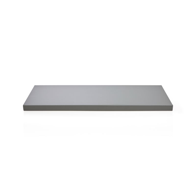 Cameo Dove Grey Additional Bookcase Shelf | Crate & Barrel