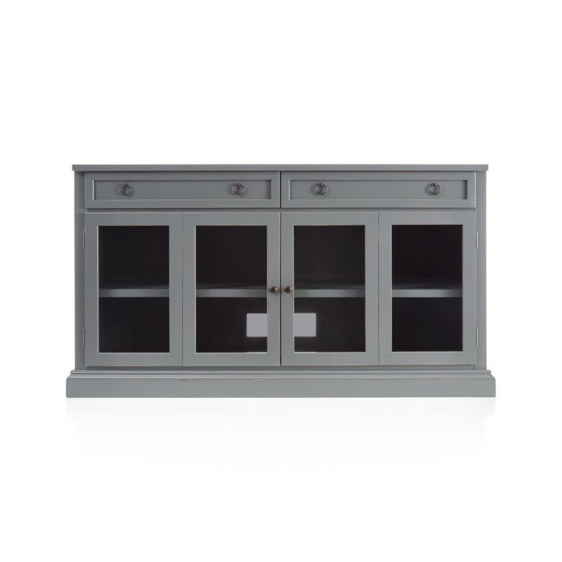 Cameo 62" Modular Storage Media Console with Glass Doors