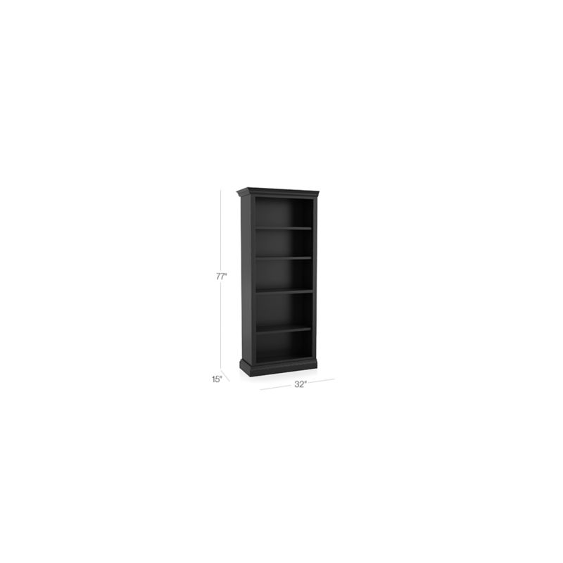 Cameo Bruno Black Left Open Bookcase