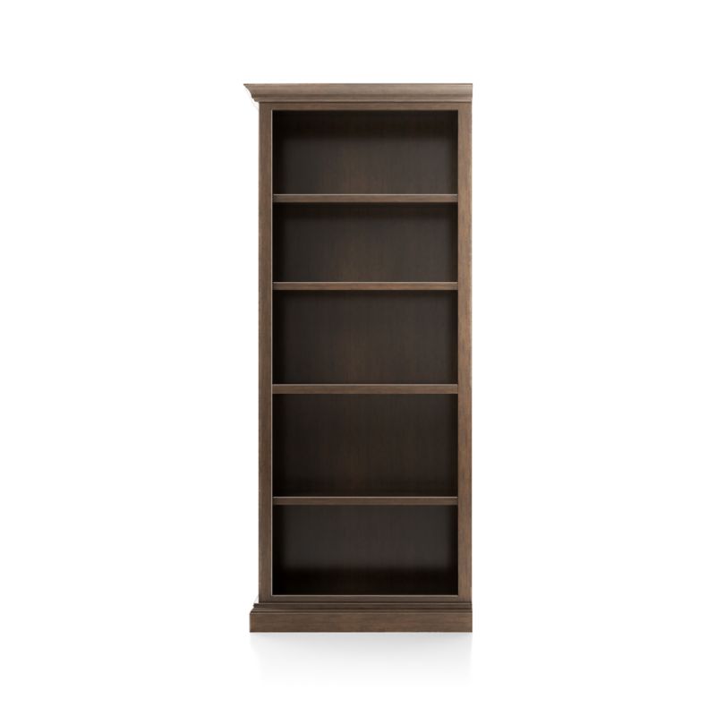 Cameo Pinot Lancaster Open Bookcase with Left Crown