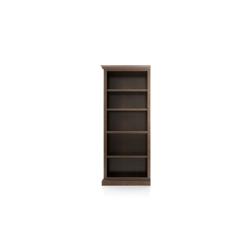 Cameo Pinot Lancaster Open Bookcase with Left Crown