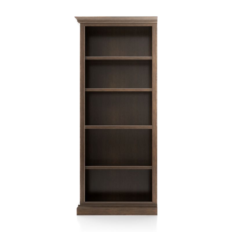 Cameo Pinot Lancaster Open Bookcase with Left Crown