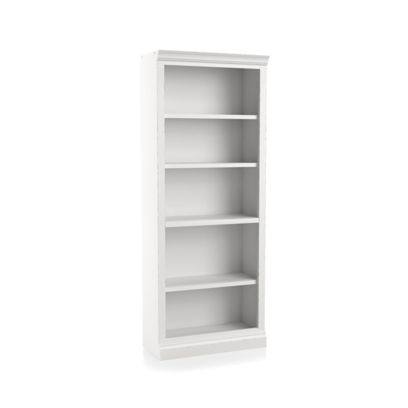 Cameo White Middle Open Bookcase