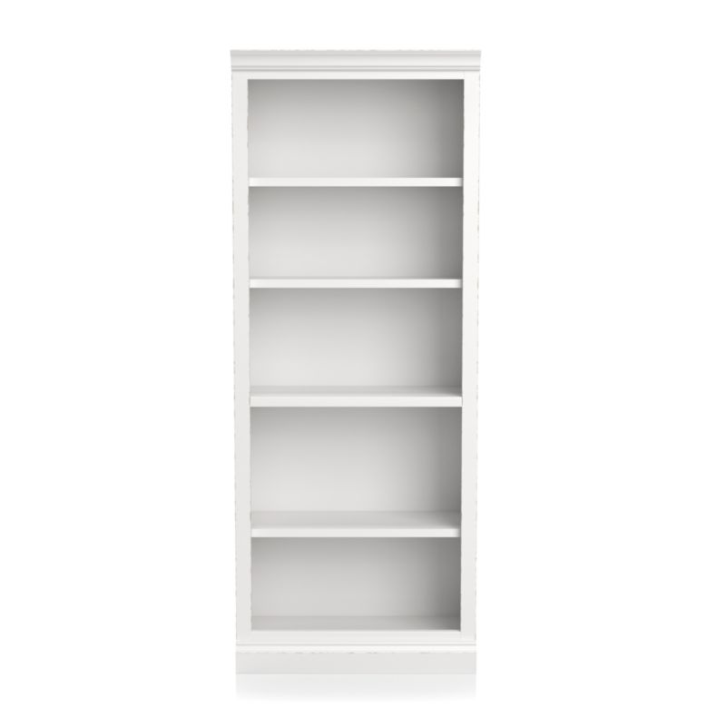 Cameo White Middle Open Bookcase