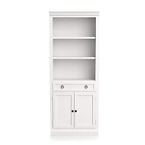 White bookcase with cupboard hotsell