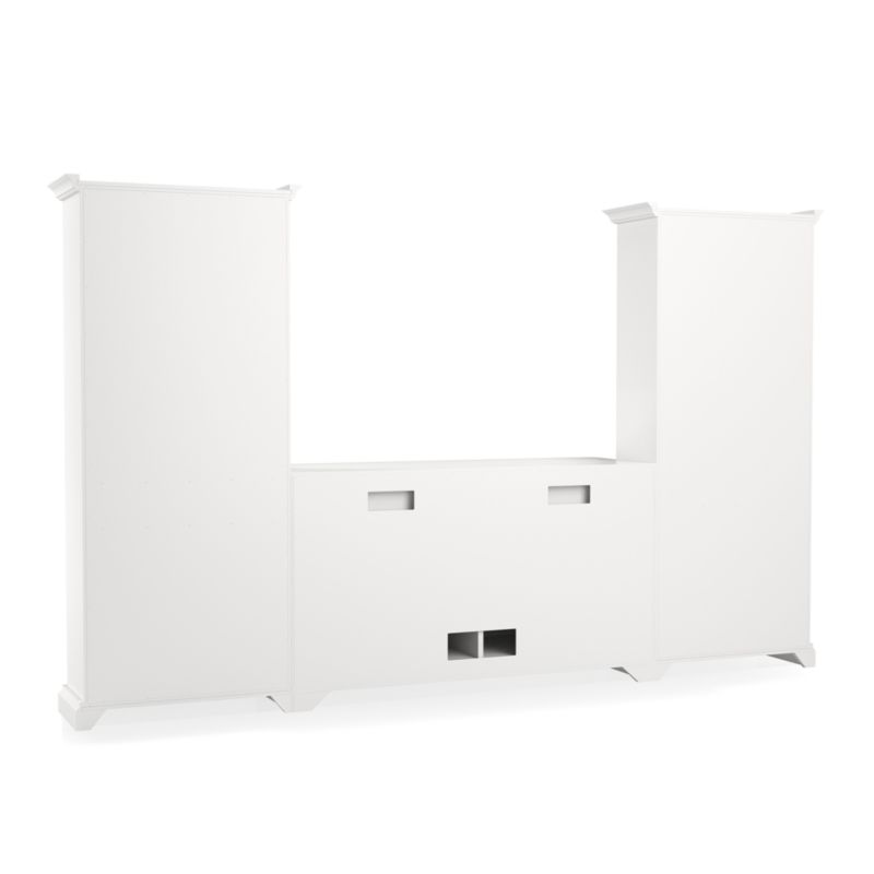 Cameo 3-Piece Modular White Storage Media Entertainment Center - image 6 of 8