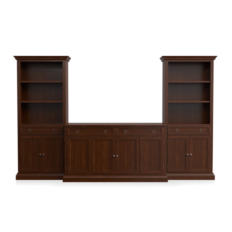 Cameo 3-Piece Modular Aretina Media Entertainment Center with Storage Boockases - image 5 of 7