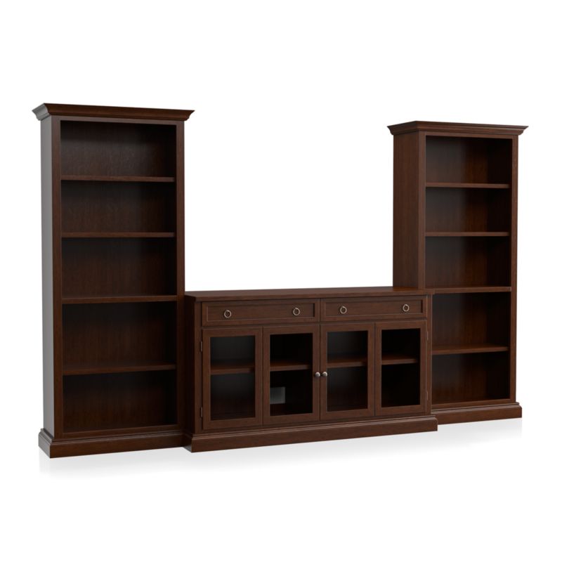 Cameo 3-Piece Modular Aretina Glass Door Storage Media Entertainment Center - image 3 of 7