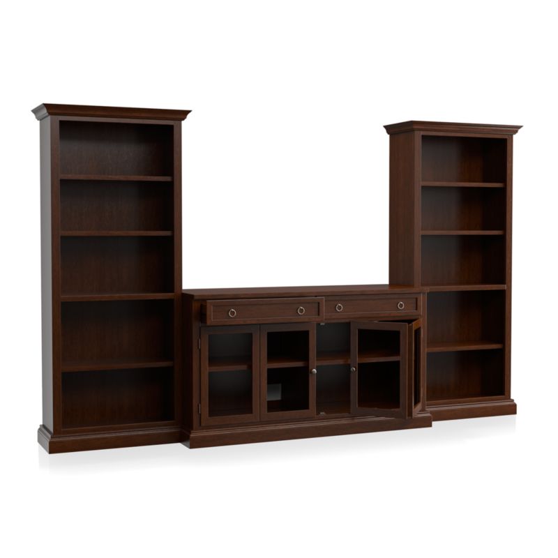 Cameo 3-Piece Modular Aretina Glass Door Storage Media Entertainment Center - image 4 of 7