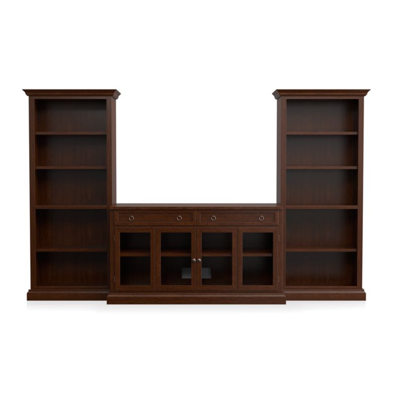 Cameo 3-Piece Modular Aretina Glass Door Storage Media Entertainment Center - image 2 of 7