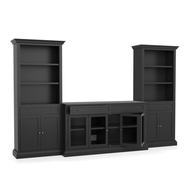 Cameo 3-Piece Modular Bruno Glass Door Storage Media Center - image 5 of 8