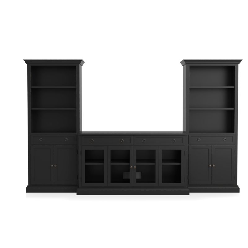 Cameo 3-Piece Modular Bruno Glass Door Storage Media Center - image 3 of 8