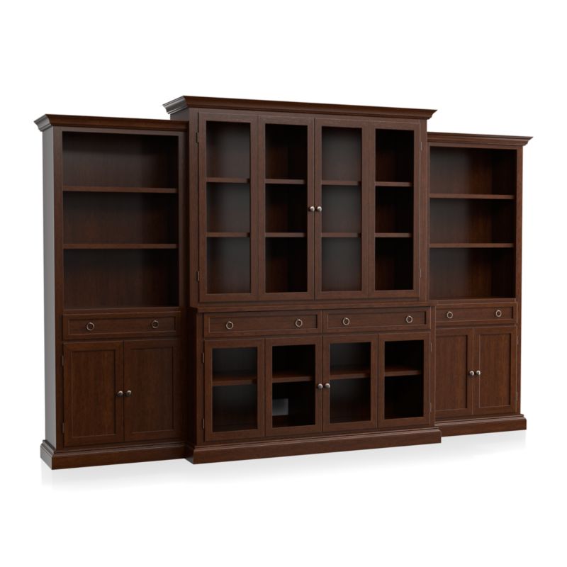 Cameo 4-Piece Modular Aretina Glass Door Wall Unit - image 3 of 7