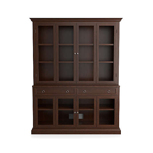 Cameo 2-Piece Modular Aretina Glass Door Wall Unit