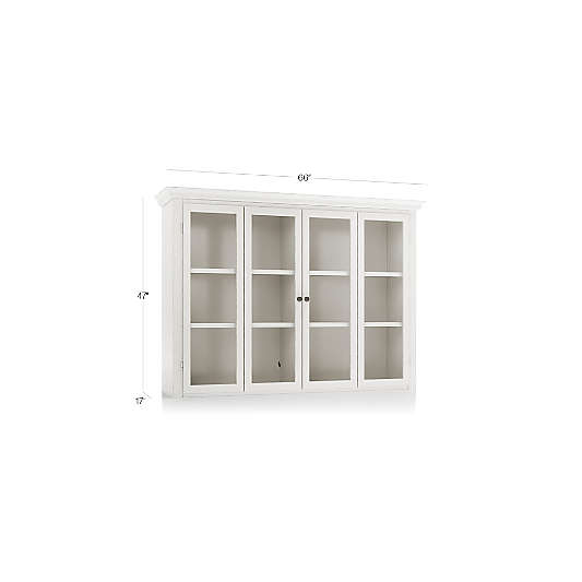 Cameo Dama Modular Hutch with Glass Doors