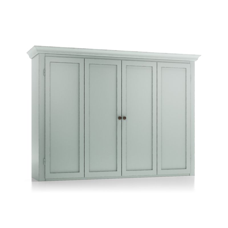 Cameo Blue Grey Modular Media Hutch