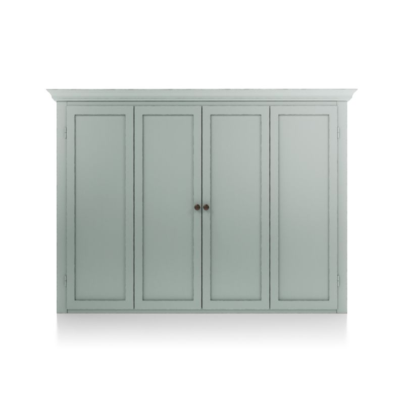 Cameo Blue Grey Modular Media Hutch