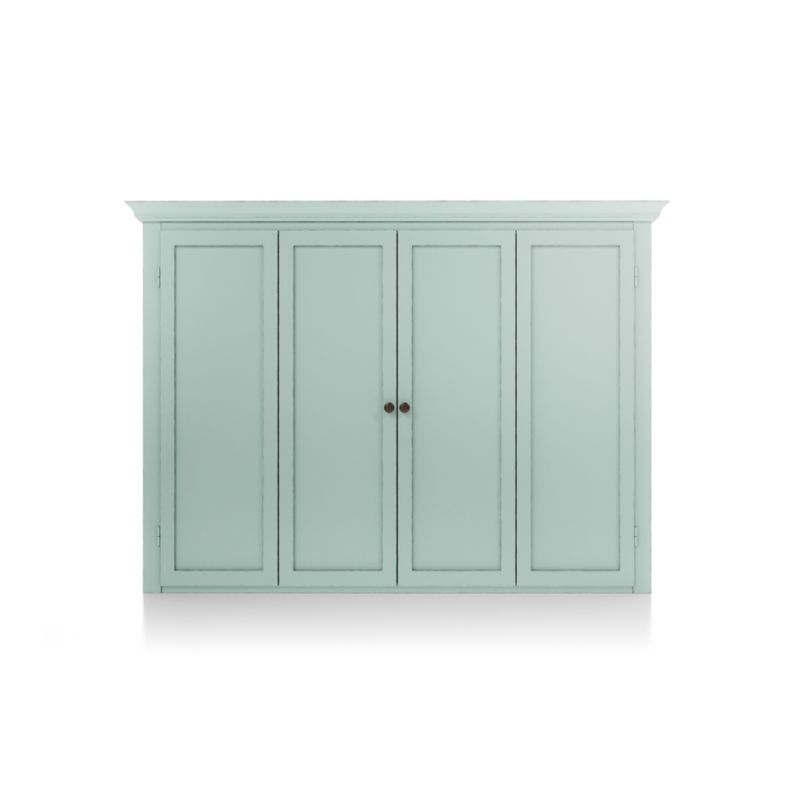 Cameo Blue Grey Modular Media Hutch