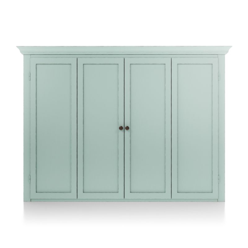 Cameo Blue Grey Modular Media Hutch