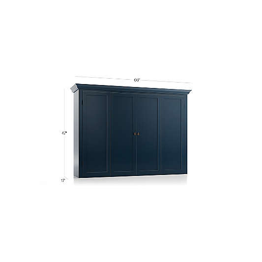 Cameo Indigo Modular Media Hutch