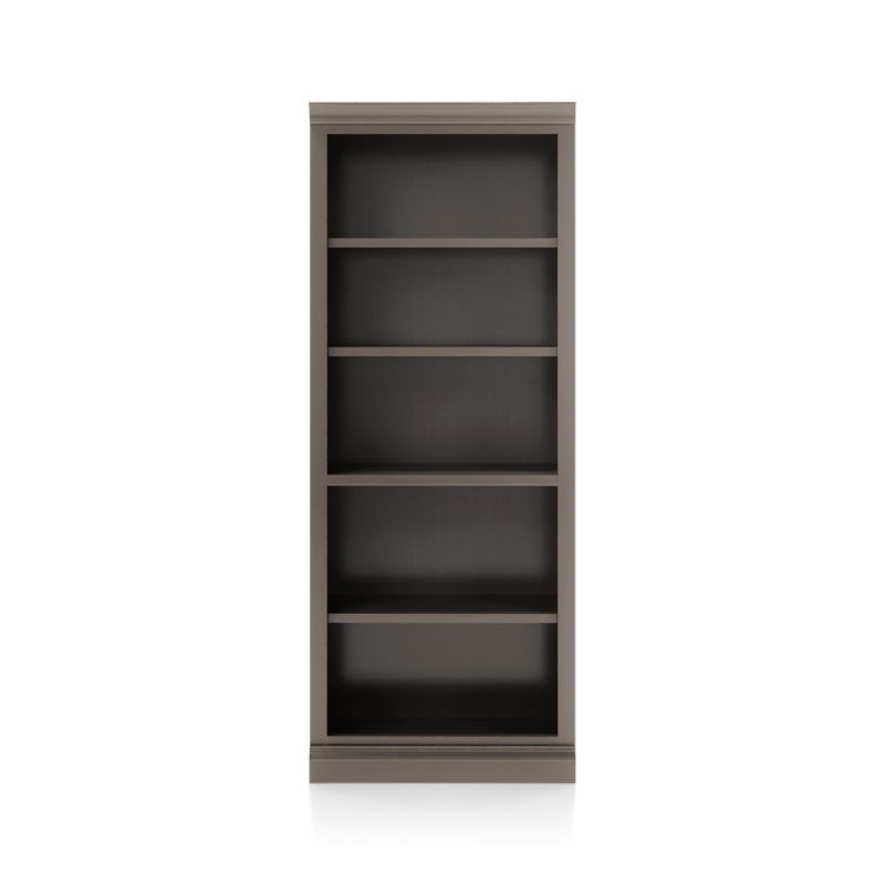 Cameo Grigio Open Bookcase with Middle Crown