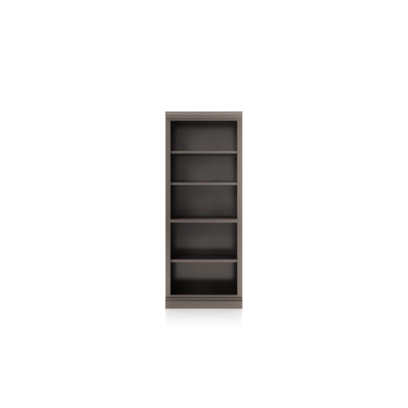 Cameo Grigio Open Bookcase with Middle Crown