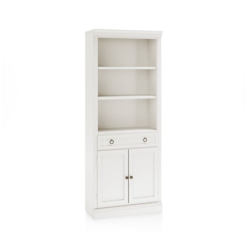 Cameo Dama Storage Bookcase with Middle Crown