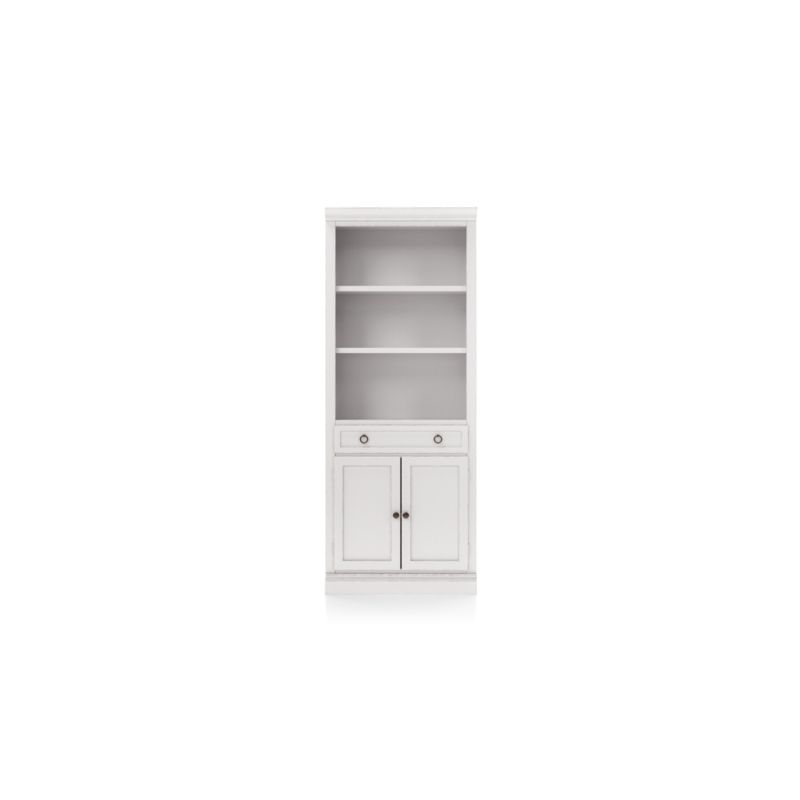 Cameo Dama Storage Bookcase with Middle Crown
