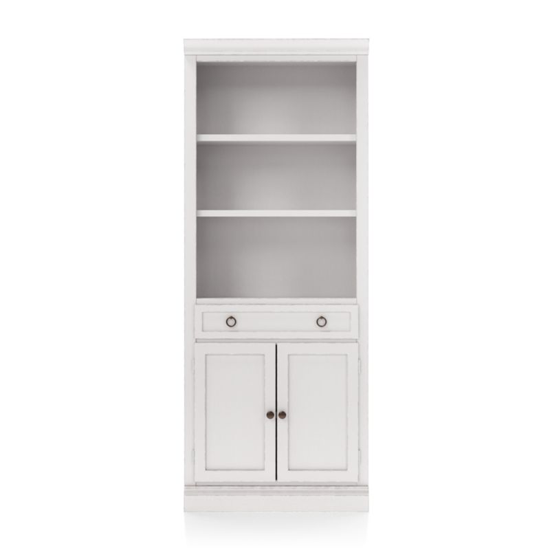 Cameo Dama Storage Bookcase with Middle Crown