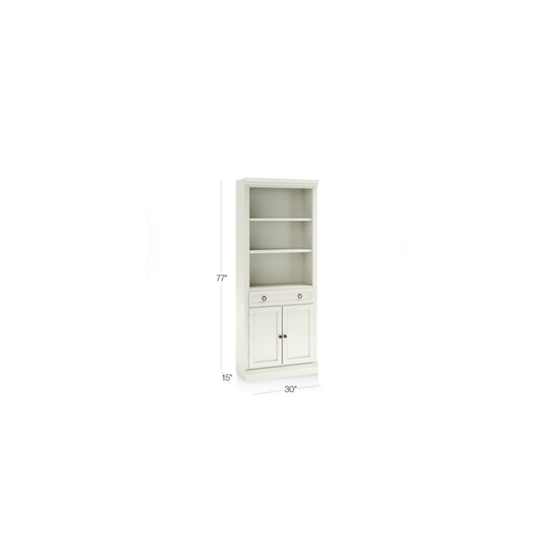 Cameo Vamelie Storage Bookcase with Middle Crown