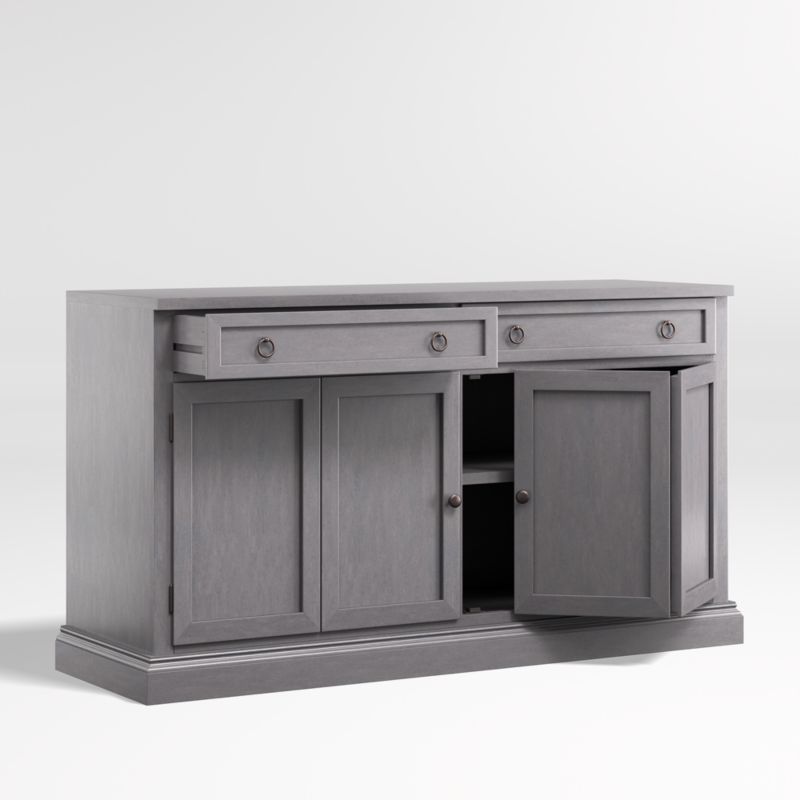 Cameo Dove Grey Storage Media Console