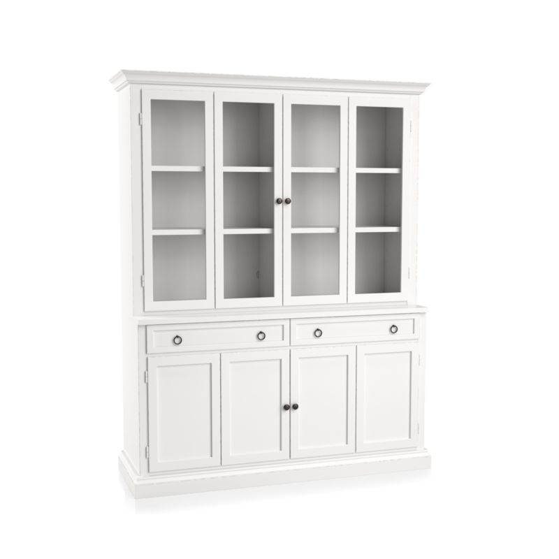 Cameo 2-Piece White Glass Door Wall Unit - image 5 of 6