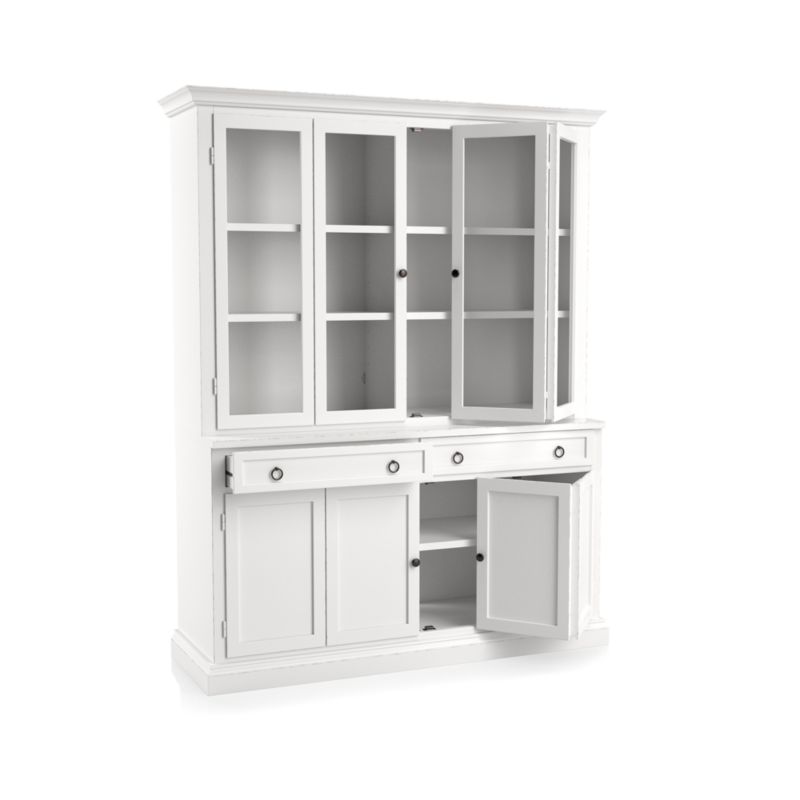 Cameo 2-Piece White Glass Door Wall Unit - image 3 of 6