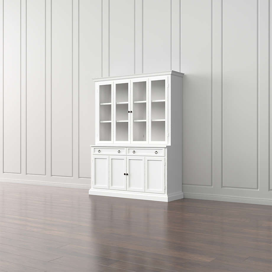 White glass deals wall cabinet