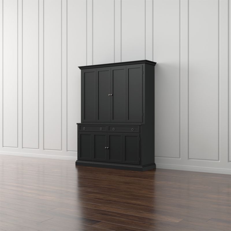 Cameo 2-Piece Bruno Black Entertainment Center - image 2 of 7