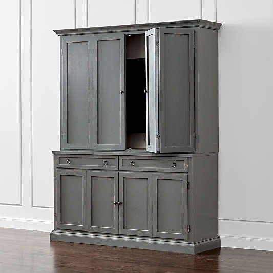 Cameo 2-Piece Grey Entertainment Center