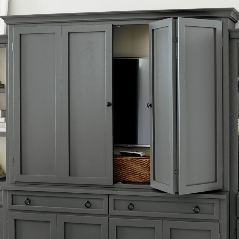 Cameo 2-Piece Grey Entertainment Center - image 7 of 13