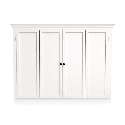 Cameo White Modular Media Hutch