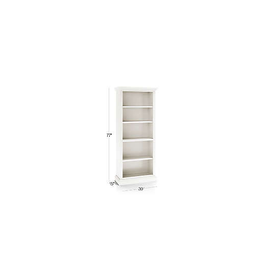 Cameo Dama Open Bookcase with Full Crown