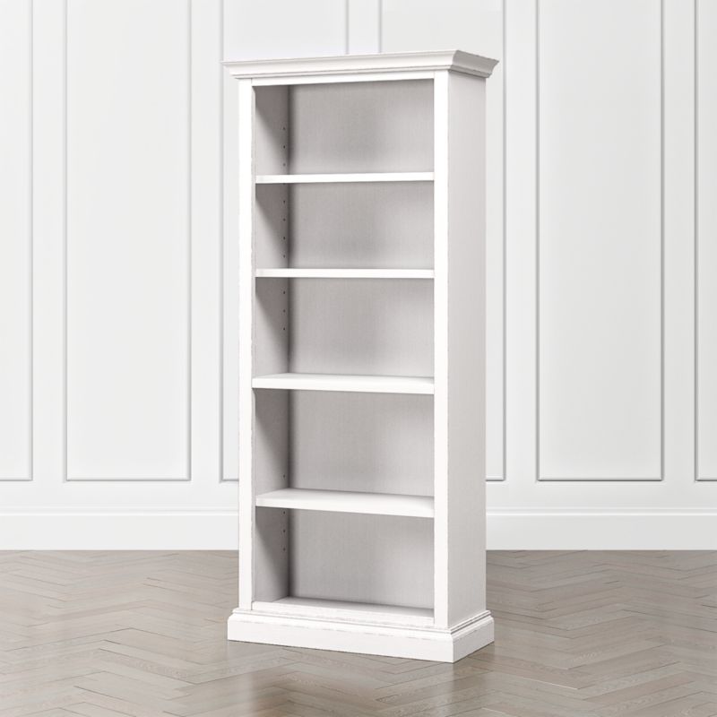 Cameo Dama Open Bookcase with Full Crown