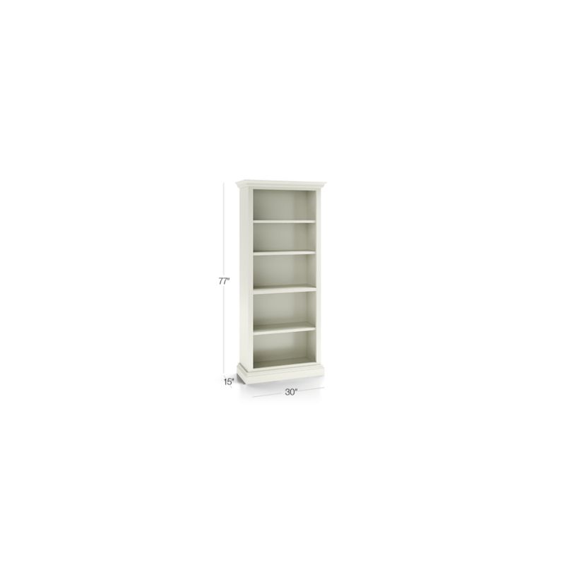 Cameo Vamelie Open Bookcase with Full Crown