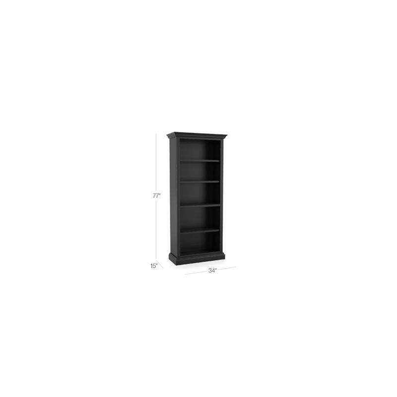 Cameo Bruno Black Open Bookcase