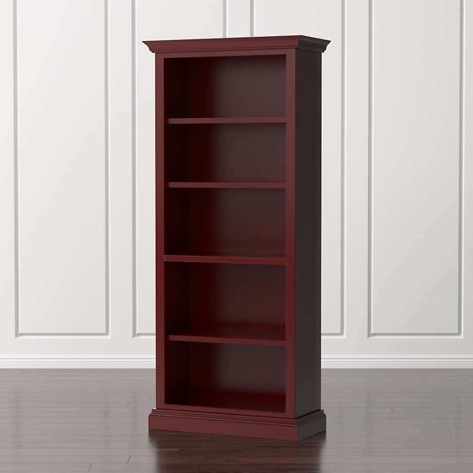 Cameo Red Open Bookcase | Crate & Barrel