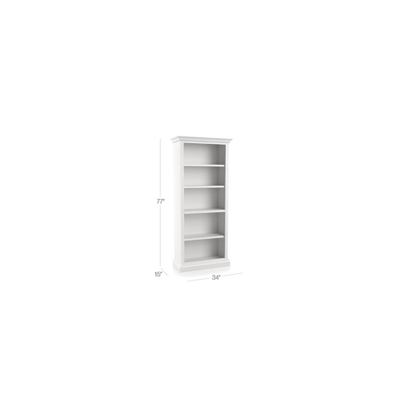 Cameo White Open Bookcase