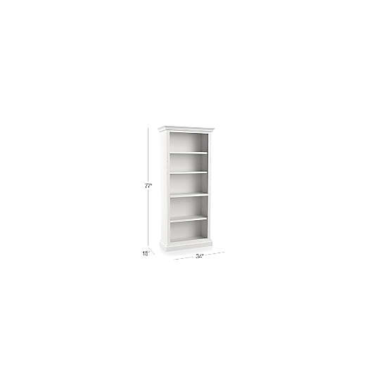 Cameo White Open Bookcase