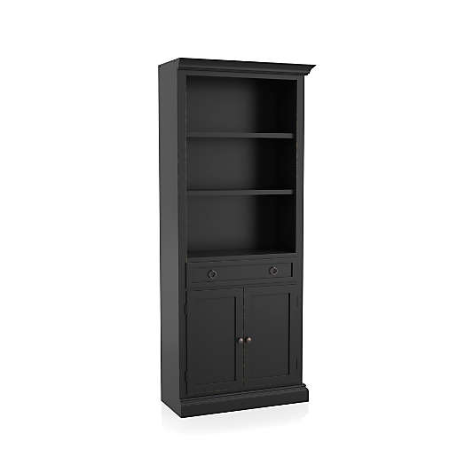 Cameo Bruno Black Right Storage Bookcase