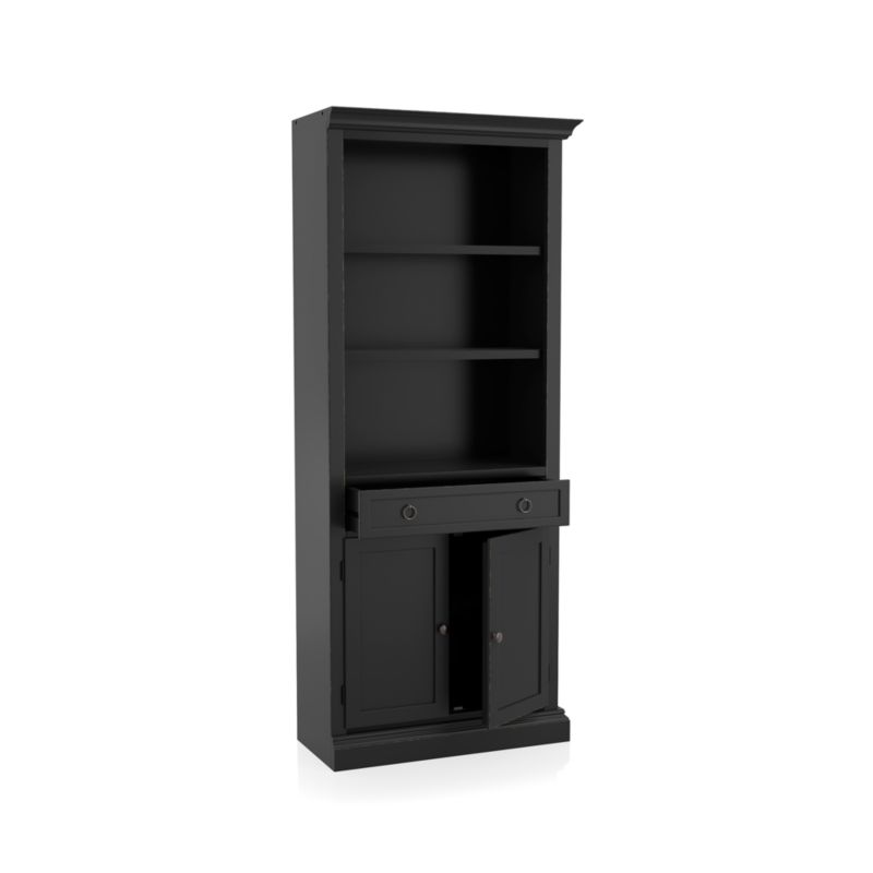 Cameo Bruno Black Right Storage Bookcase