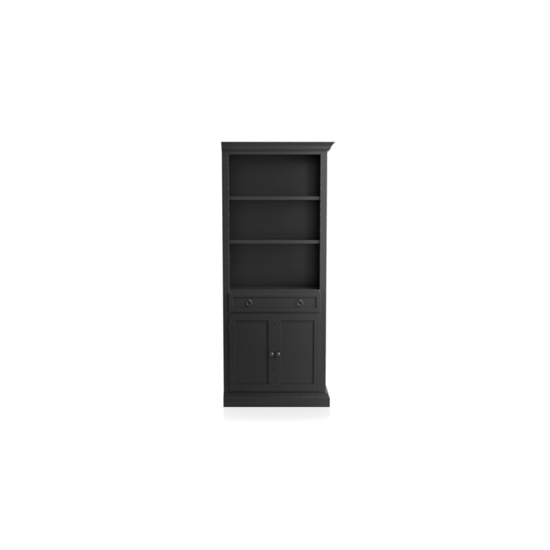 Cameo Bruno Black Right Storage Bookcase