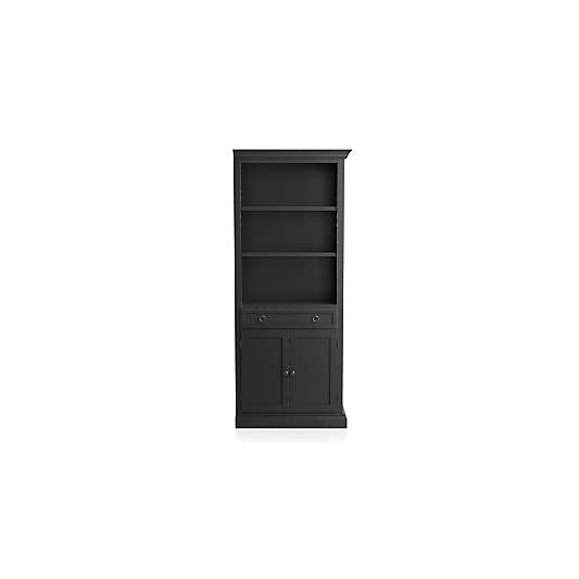 Cameo Bruno Black Right Storage Bookcase